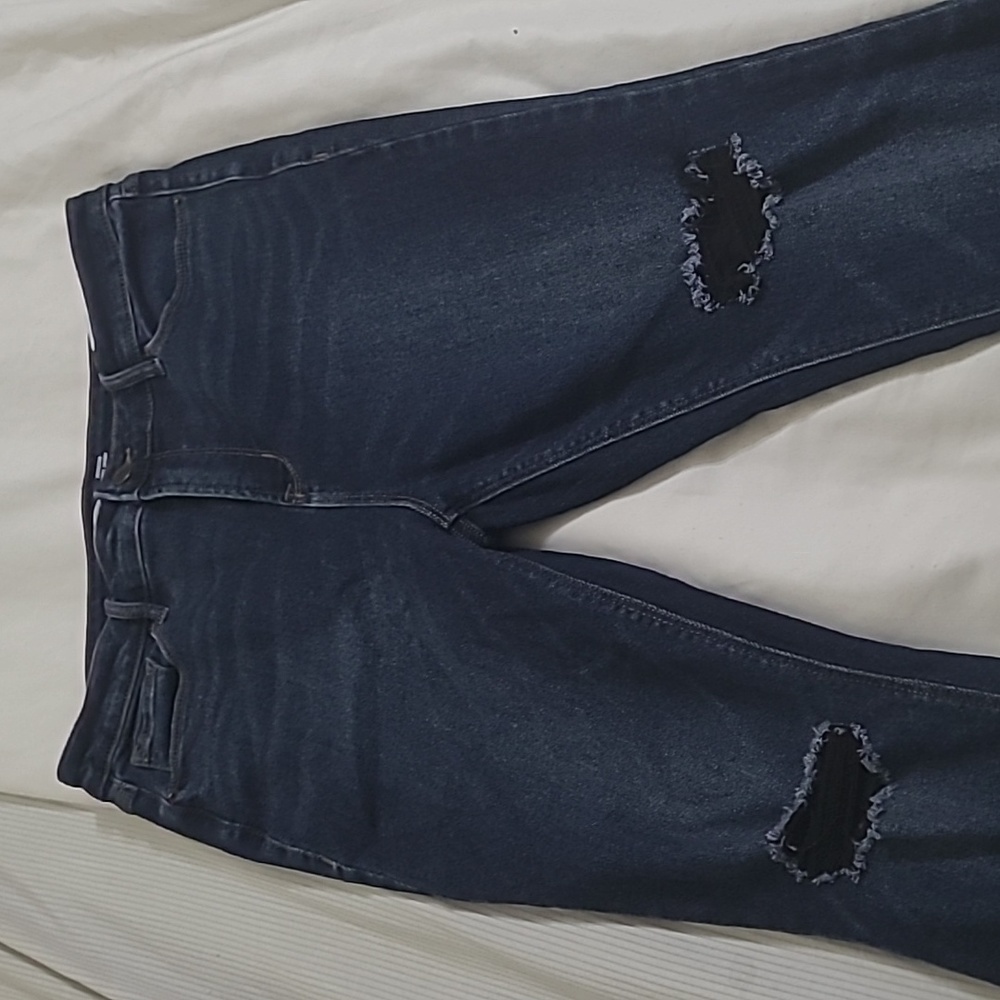 Dark Denim straight leg jeans